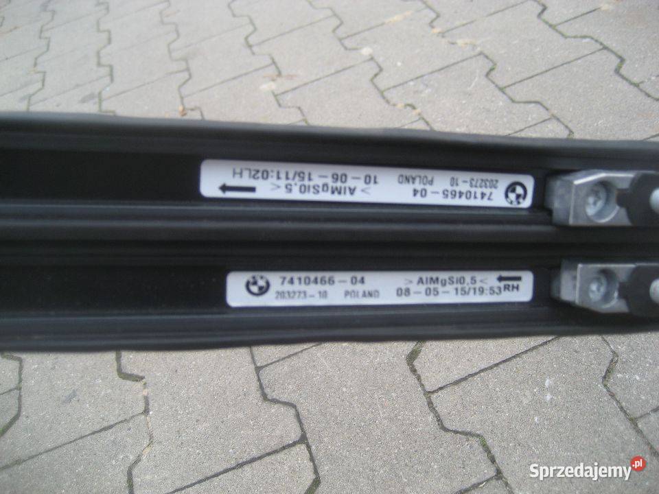bmw f48 x1 f 48 relingi dachowe shadowline wielkopolskie Rakoniewice