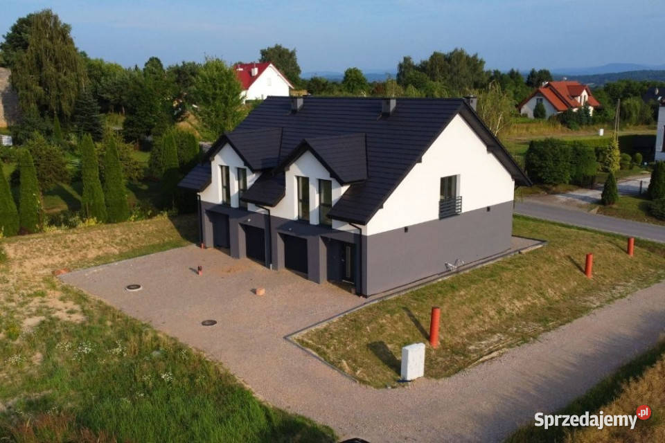Dom Zabudowa Bliźniacza Bodzanów Gmina Biskupice bliźniak