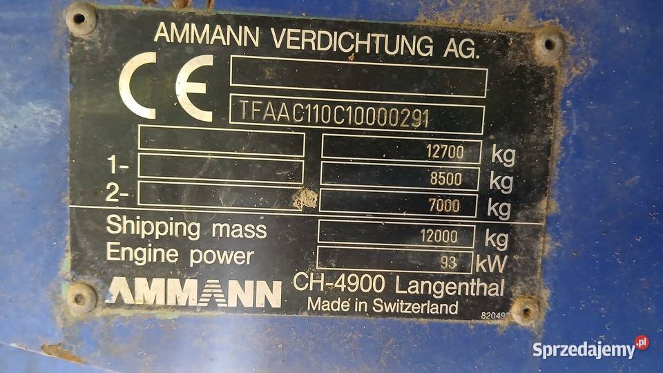 Walec Ammann Jerzmanowice