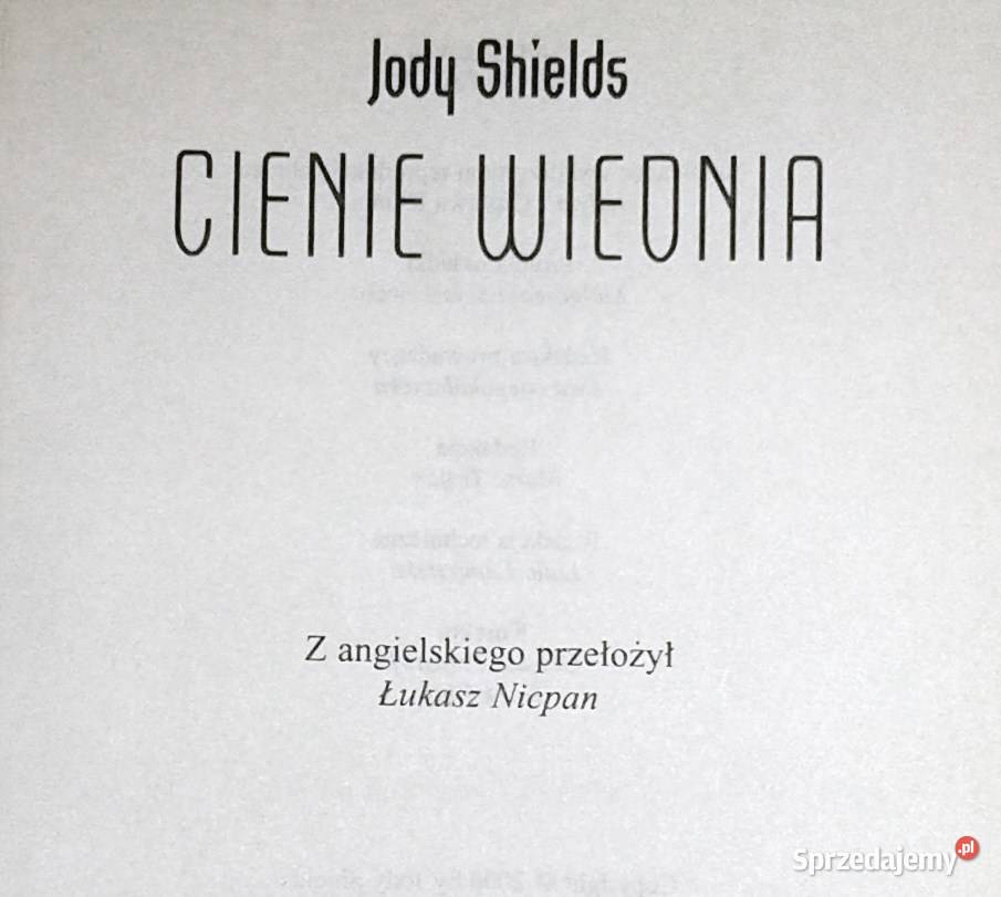 Cienie Wiednia Jody Shields