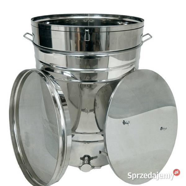 Odstojnik do miodu 250L z sitem stal nierdzewna Rolnictwo Posada Jaśliska