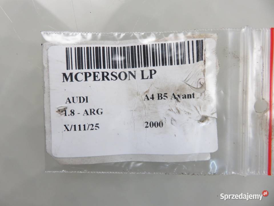 MCPERSON LEWY PRZEDNI AUDI A4 B5 18 ARG