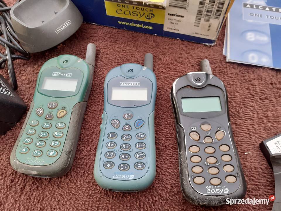 3 Alcatel One Tauch ładowarka karton instr etui Tuszkowo