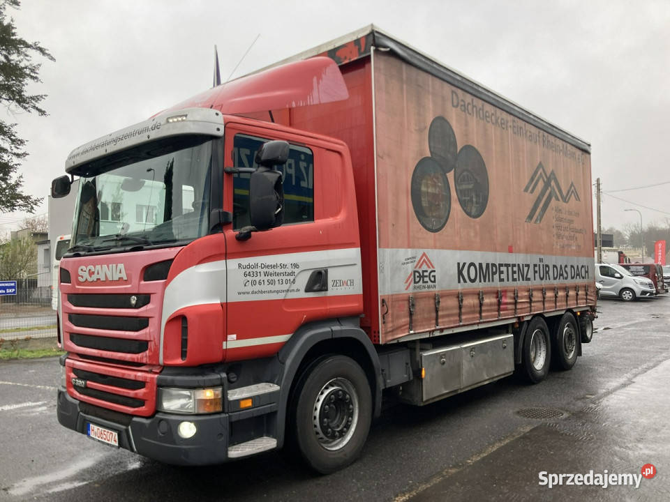 Scania inny Scania G320 Wózek PALFINGER Firanka czerwony Syców