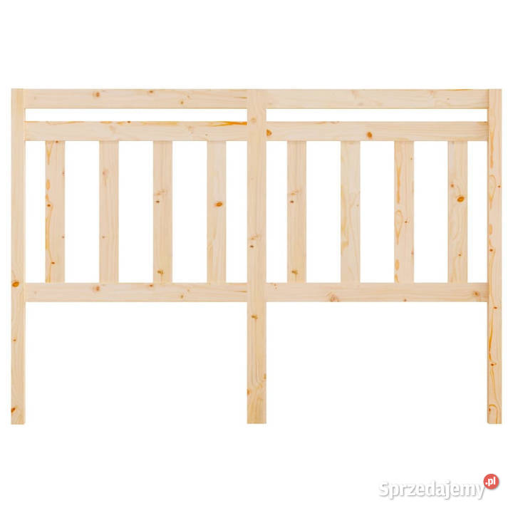 Wezgłowie łóżka 156x4x100 lite drewno sosnowe