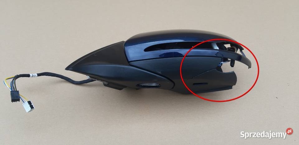 MERCEDES GLC X253 W253 LUSTERKO LEWE WIĄZKA Bieleń