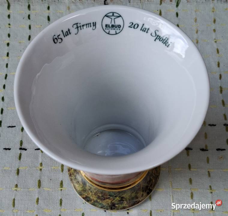 Porcelanowy Wazon Porcelana Bogucice Gliwice