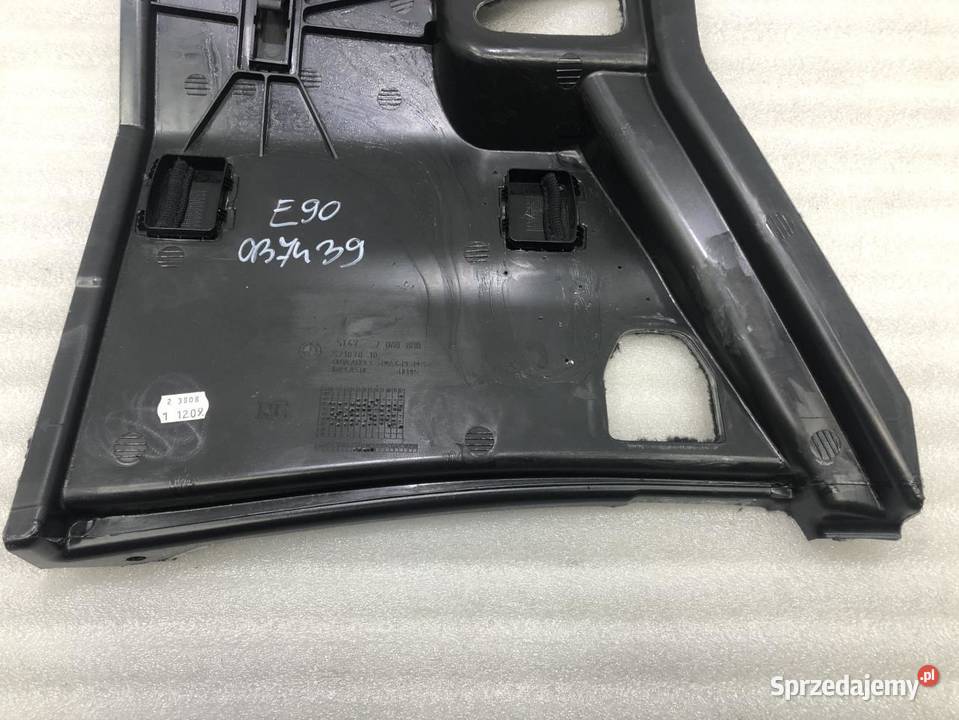 BOCZEK BAGAŻNIKA PRAWY TYŁ BMW SERIA 3 E91