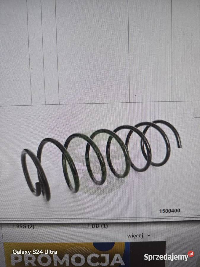 Sprężyny zawieszenia przedniego POLO 8794r Bytów