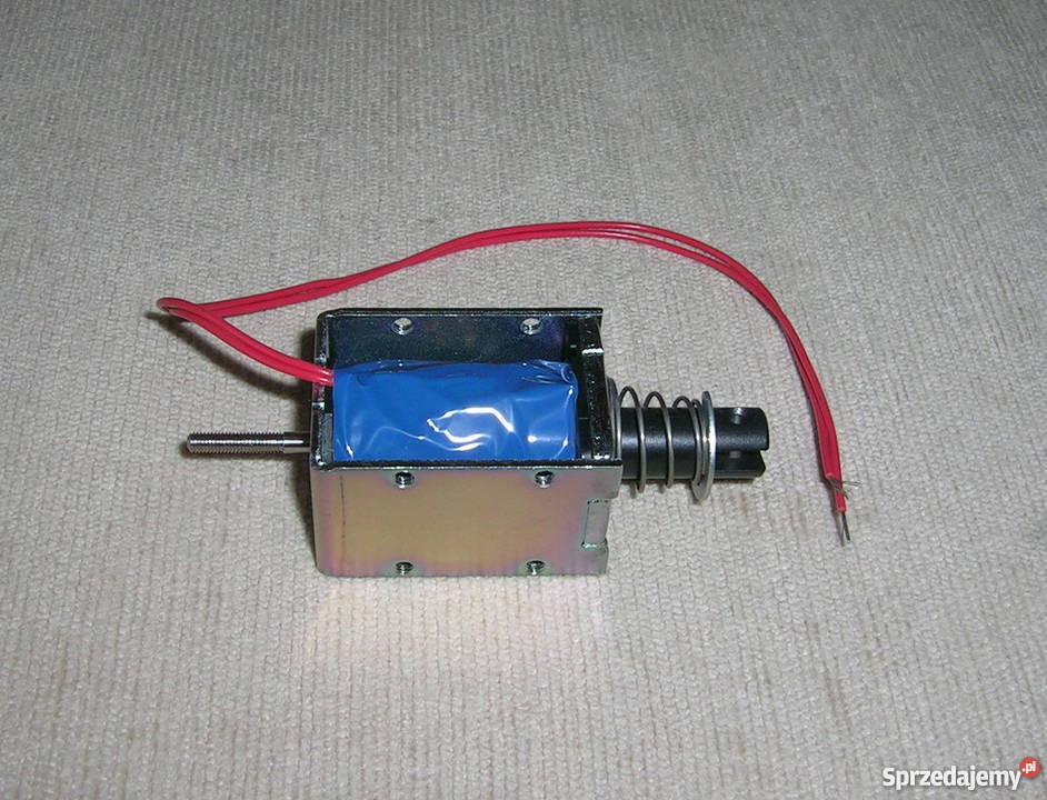 elektromagnes 12V pchajciągn skok 6mm sprężblok Wyszków sprzedam