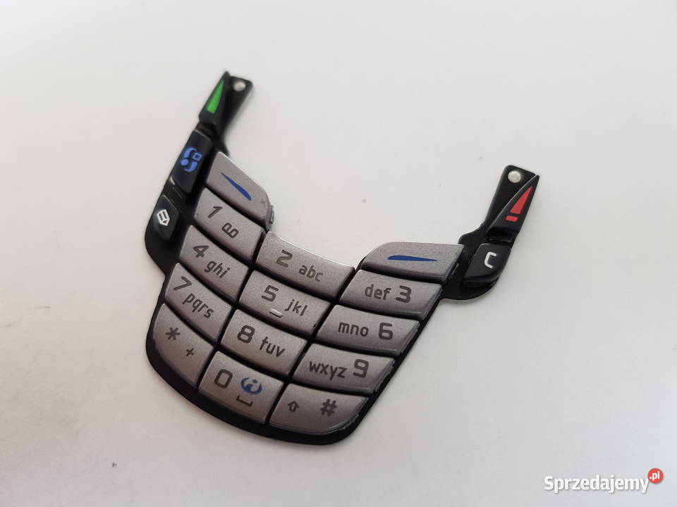 Klawiatura Klawisze Nokia 6600 srebrna ciemna Leszno