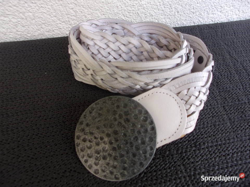 Firmowy pasek damski Pieces skórzany kolor Paski Warszawa