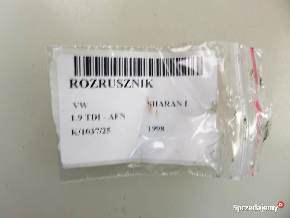 ROZRUSZNIK VW SHARAN I 19 TDI 0001125012 osobowe Układ elektryczny silnika