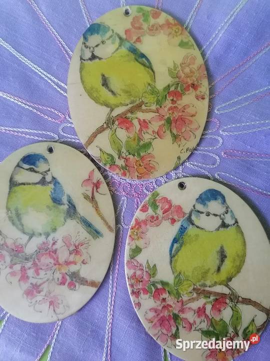 zawieszka medalion jajo sikorki 10 ozdoba wielokolorowy Sierpc sprzedam
