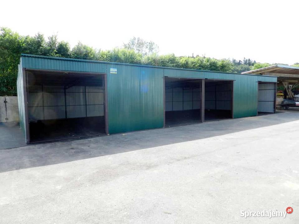 Blaszana montowana hala 188 m zielona Kraków sprzedam