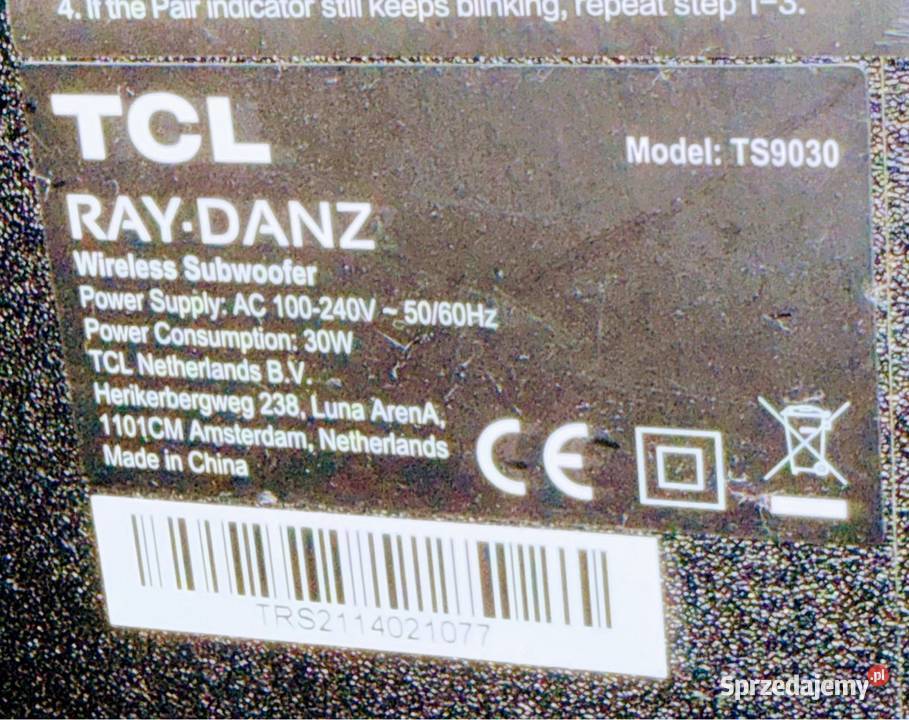 Soundbar TCL zestaw TS9030 Zestawy kina domowego Łańcut