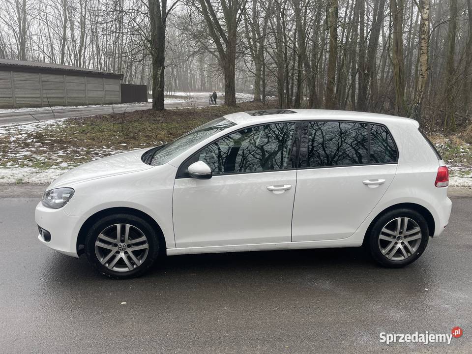 Volkswagen GOLF VI 16MPi 102 5 drzwi biały wielkopolskie Zbąszyń