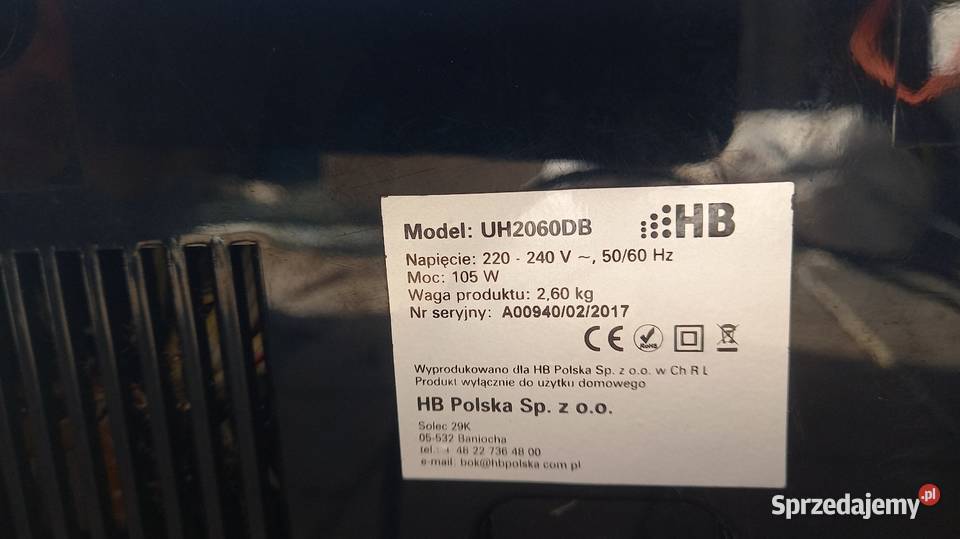 Nawilżacz ultradźwiękowy HB Kórnik