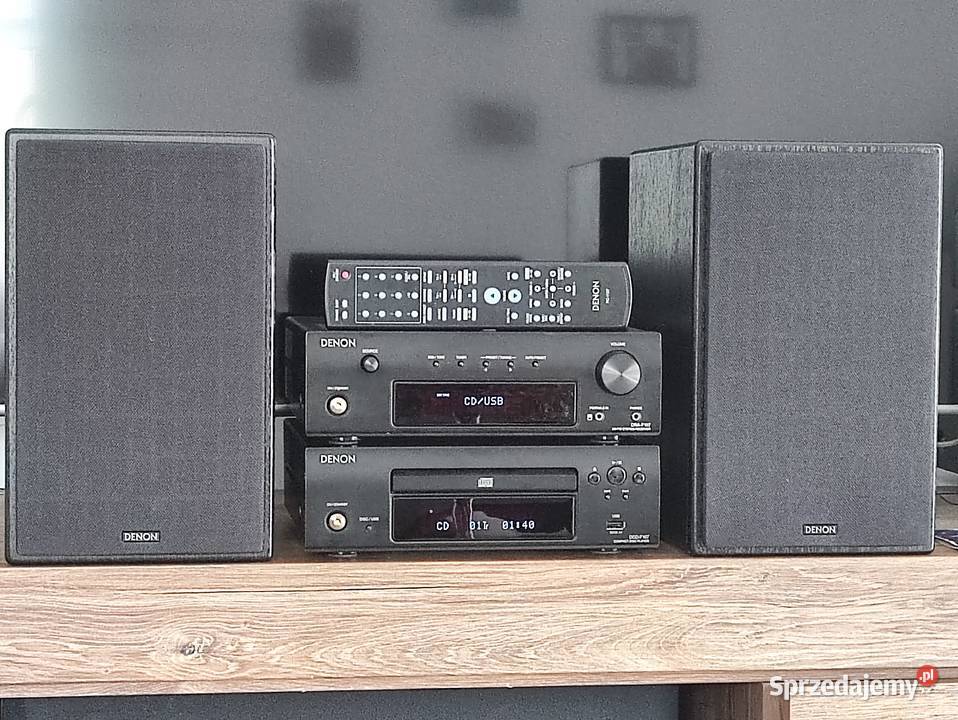 Mocna wieża Denon F 107 idealny stan Wrocław
