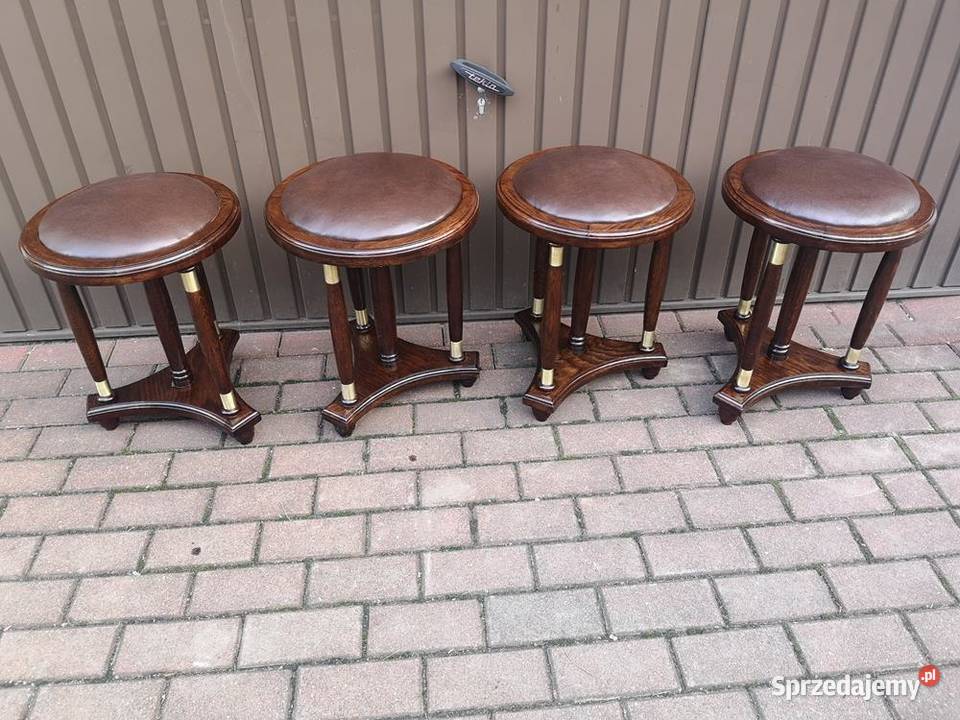 StołekTaboret Dębowy Lata 2030 Stary Antyk Swarzędz sprzedam