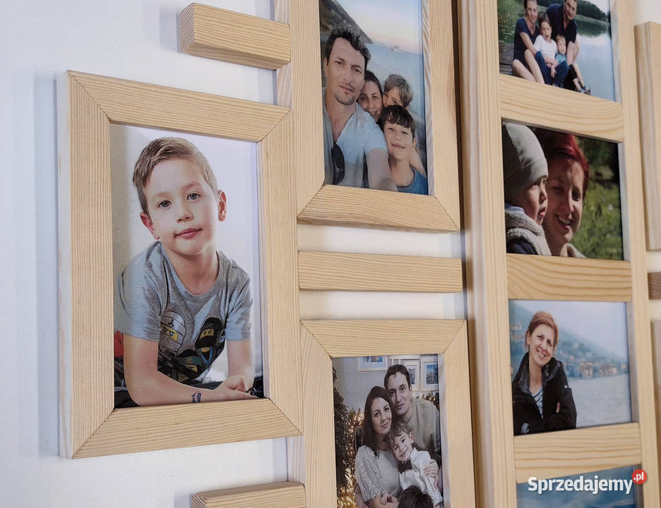 Drewniana Multirama Ramka Na 10 zdjęć 10x15 Katowice sprzedam