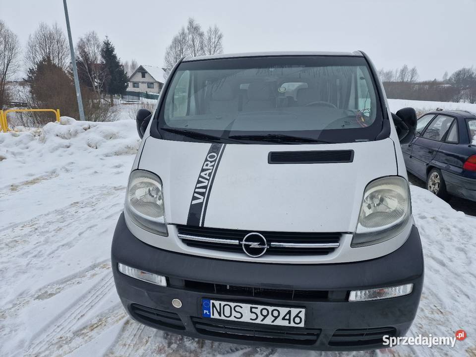Opel Vivaro 19 2006r 9 osobowy