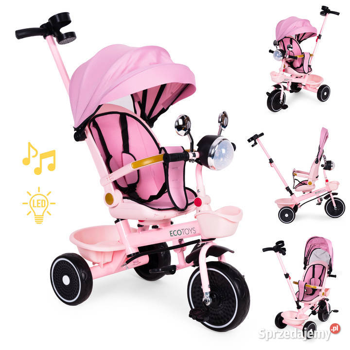 Rowerek trójkołowy dzieci spacerówka obracane Smogorzów sprzedam