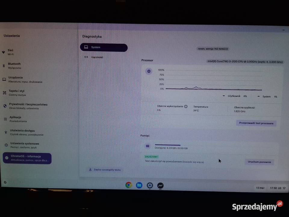 GoodRam DDR3 8GB PC3 12800 1600Mhz CL11 Sprawna