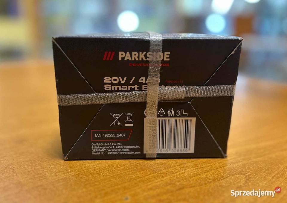 Akumulator 4Ah PARKSIDE PERFORMANCE Smart PAPS Elbląg