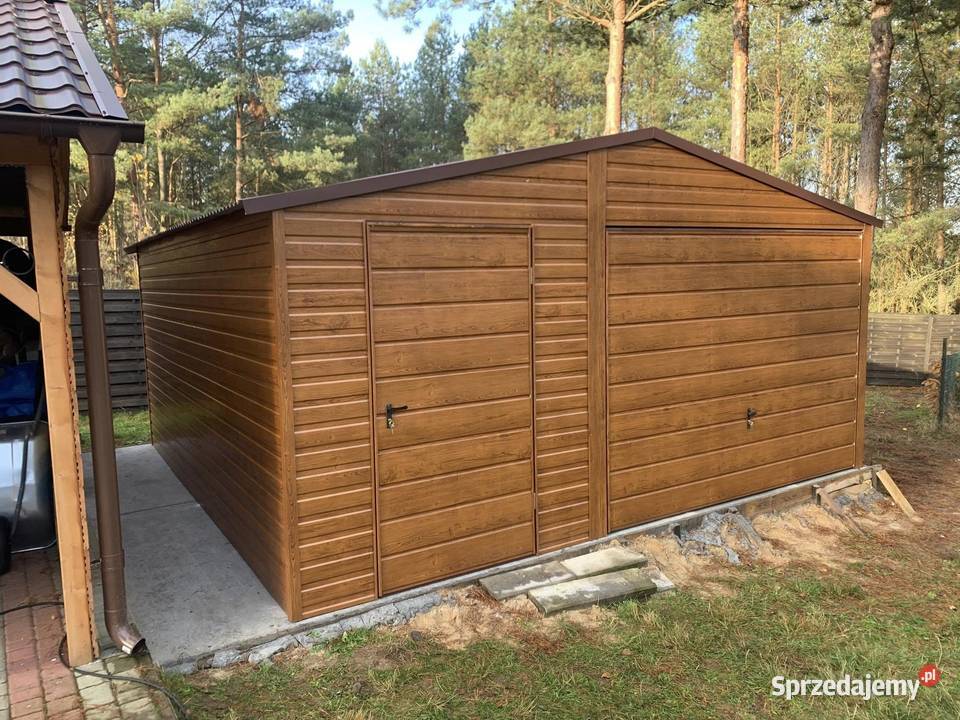 Garażegaraż blaszany 6x56x6 wzmacniany Producent Płock
