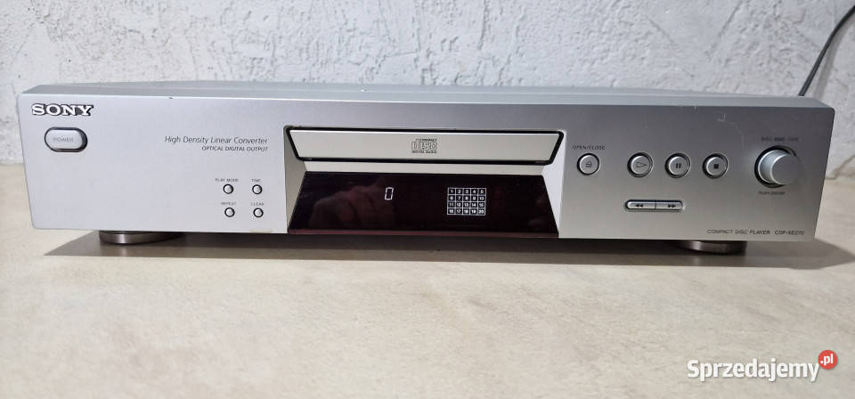 SONY odtwarzacz CD player CDP XE 270 CDPXE270 wielkopolskie Międzychód sprzedam