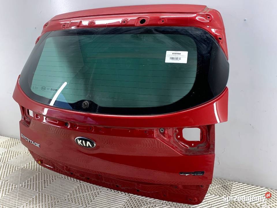 KLAPA TYŁ KIA SPORTAGE IV SUV True Red TYLNA podkarpackie