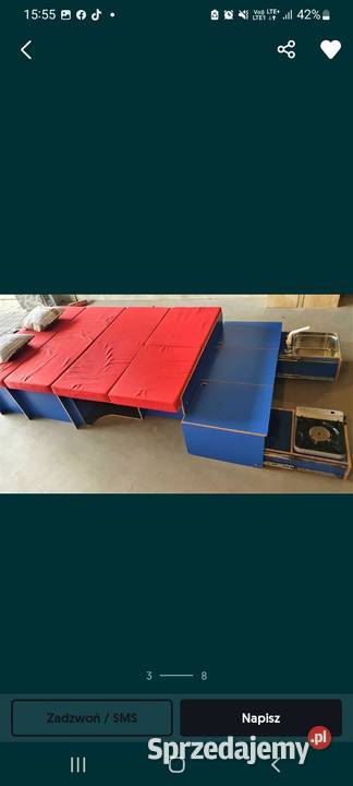 Kamper Transporter t5 long zabudowa wyjmowana Kampery Będzin