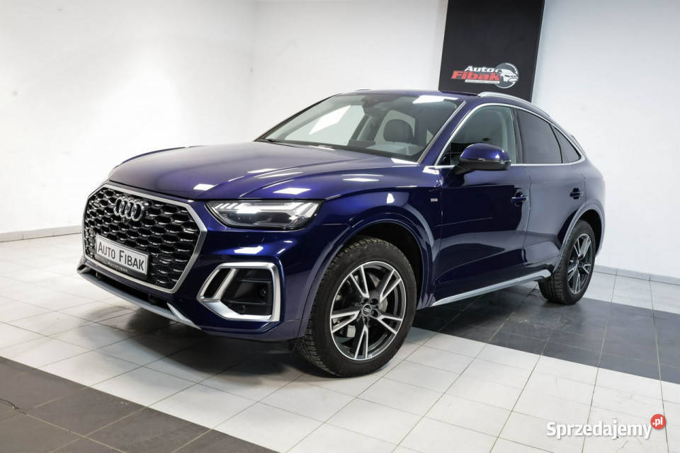Audi Q5 Sportback QuattroSLineSalon PolskaI czujnik deszczu Q5 łódzkie Konstantynów Łódzki