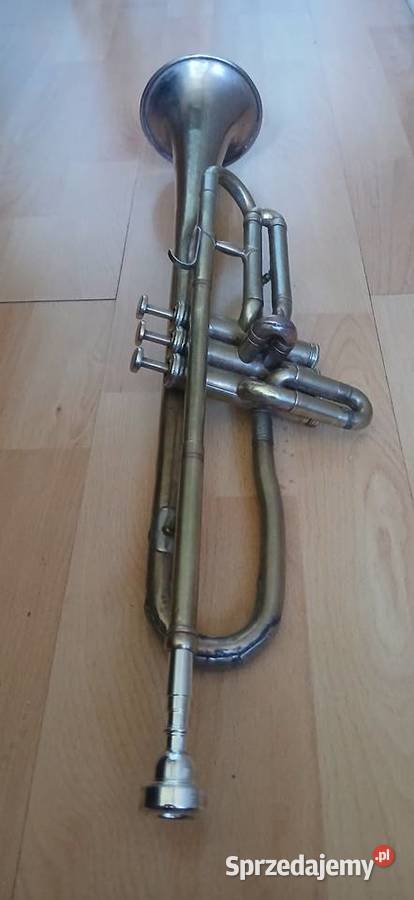 Stara mosiężna trąbka Kraków