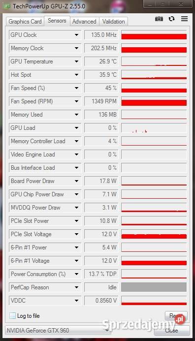 Gigabyte GeForce GTX 960 WindForce X2 4GB GDDR5 Karty graficzne Książenice sprzedam