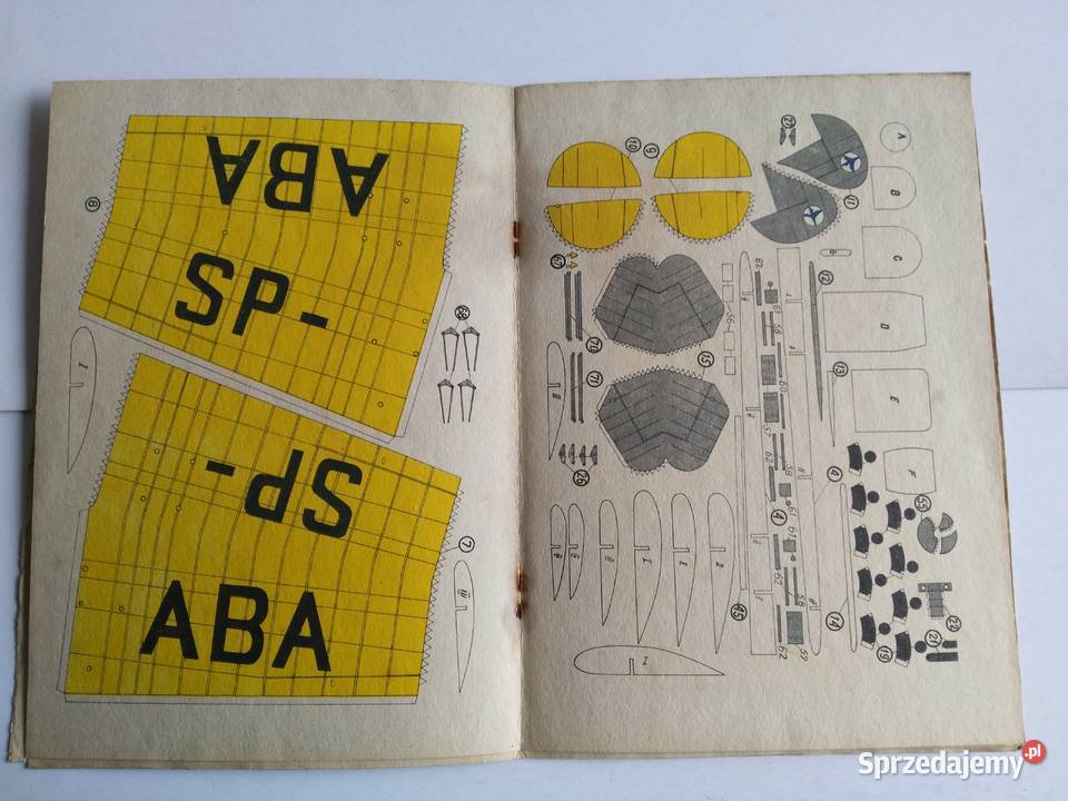 Mały Modelarz 71978 Samolot komunikacyjny Fokker śląskie Dąbrowa Górnicza