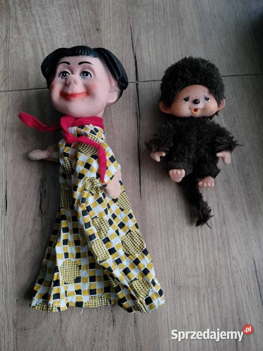 Pacynka i małpka Monchhichi zestaw stare zabawki Pozostałe Pozostałe Choszczno
