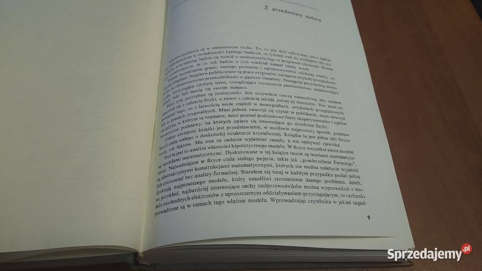 Wstęp do teorii ciała stałego  J M Ziman Podręczniki Książki i Podręczniki Gdańsk