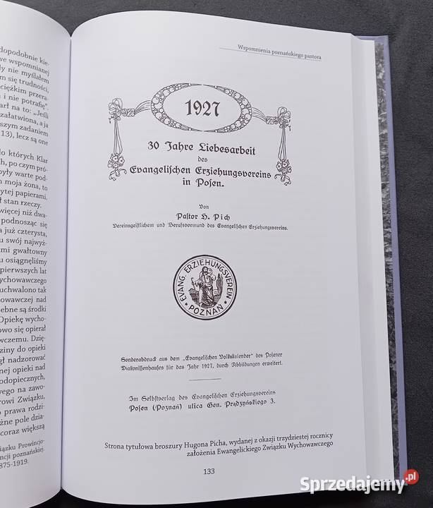 Johannes Staemmler Wspomnienia poznańskiego wielkopolskie