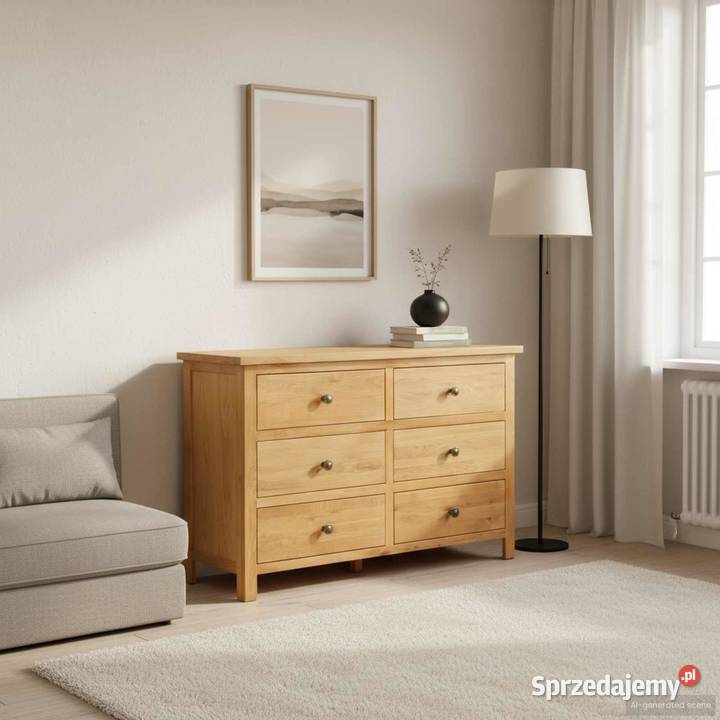 Komoda 105x335x73 lite drewno dębowe289196 Warszawa sprzedam