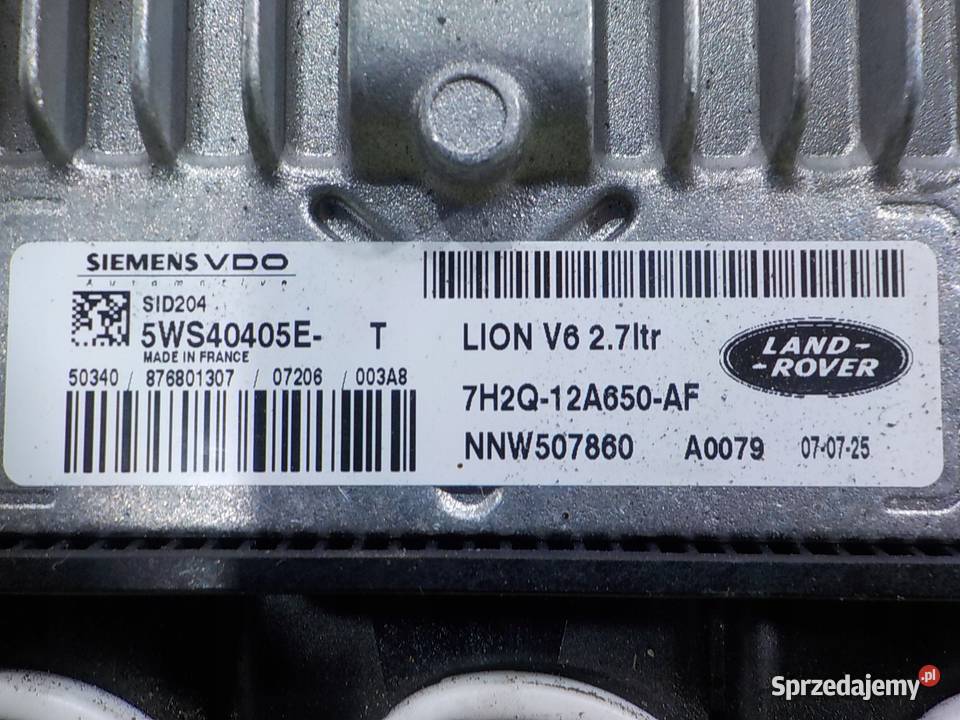RANGE ROVER SPORT I 27 TDV6 07r sterownik Suków