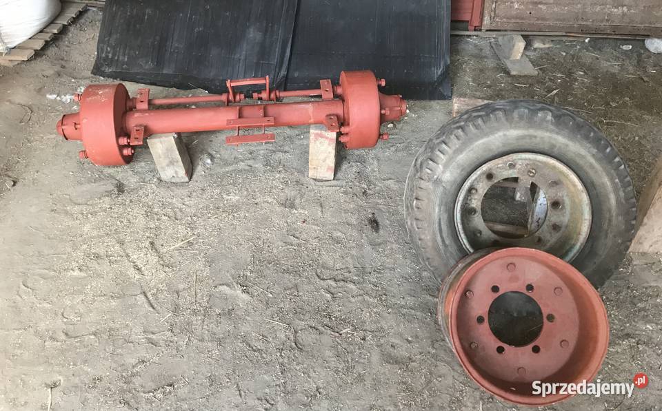 Oś do rozrzutnika plus koło felga świętokrzyskie Włoszczowa