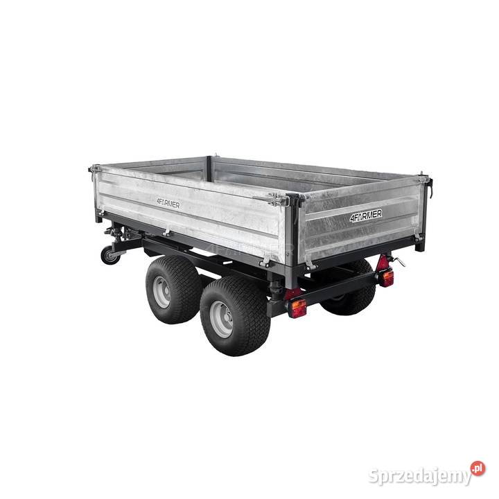 Przyczepa rolnicza dwuosiowa 25T z kiprem Przyczepy rolnicze Tajęcina