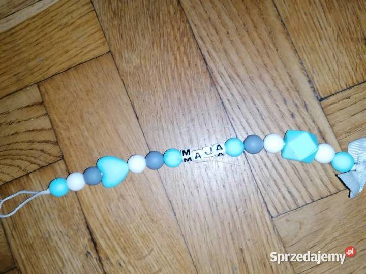 Smycz na smoczek z imieniem pomorskie