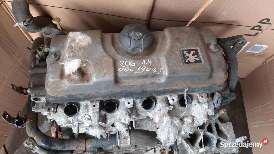 silnik peugeot 206 partner 14 8V KFX 158 Dębno