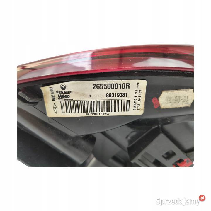 LAMPA PRAWA Renault Megane III Kombi 0816r TYLNA
