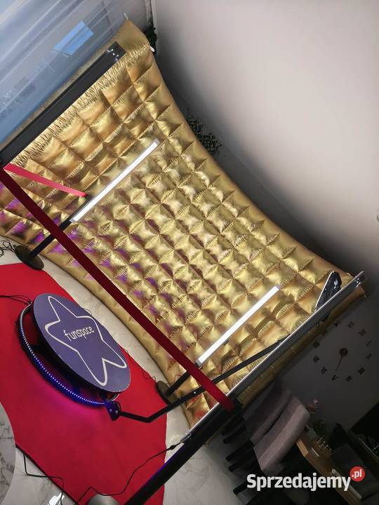 Fotobudka 360 sprzedam złota dmuchana ścianka Świdnik Duży