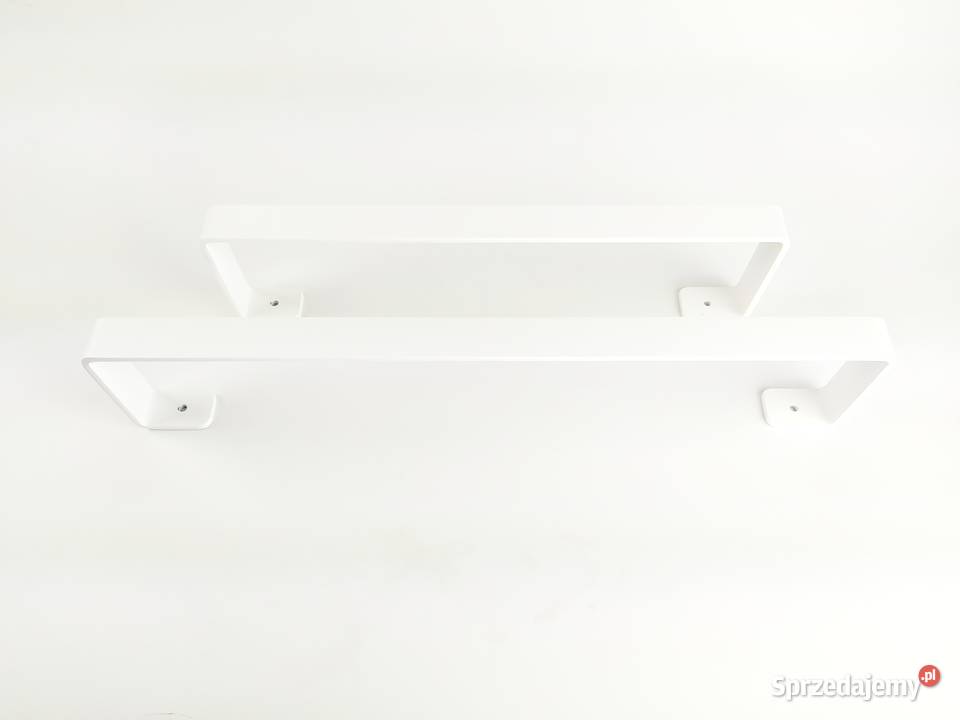 Wieszak uchwyt ręcznikowy 50 metalowy biały loft małopolskie Kraków