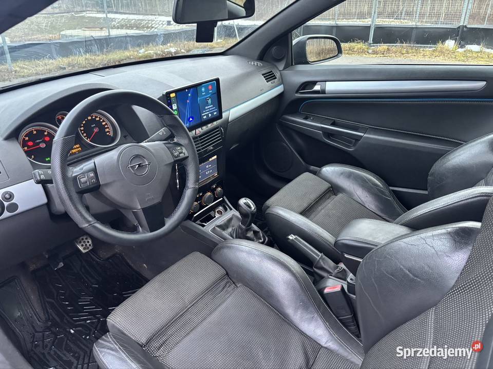 OPEL ASTRA H OPC LINE 19CDTI 170 XENON czarny Częstochowa sprzedam